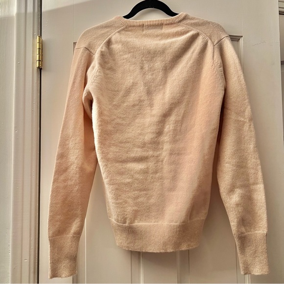 Vintage Wing on 永安百貨 Lambswool long sleeve v neck sweater - Picture 7 of 7